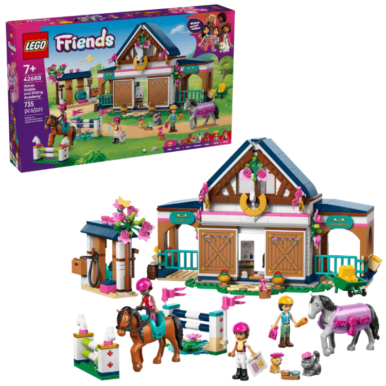 LEGO Friends – Konská stajňa a jazdecká akadémia